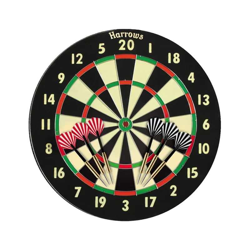 Harrows Chizzy Champion Dartboard Black / White One Size unisex