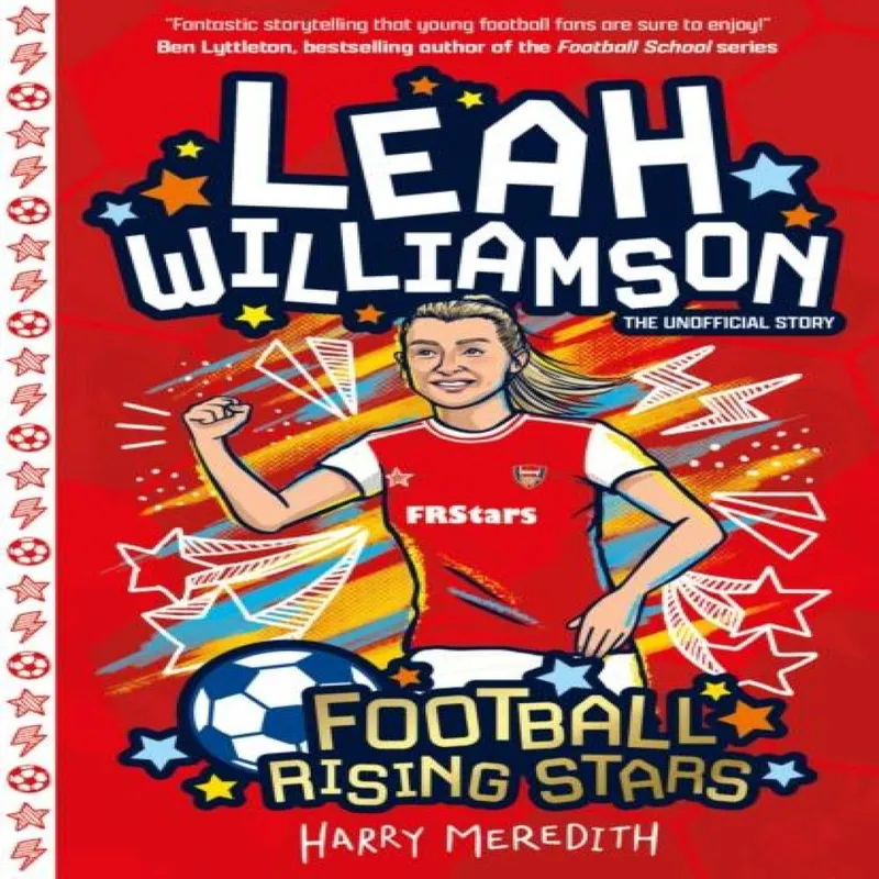 Harry Meredith Football Rising Stars: Leah Williamson Paperback Book Multicolor