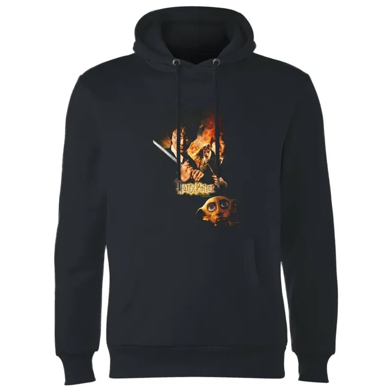 Harry Potter Chamber Of Secrets Hoodie - Black Size: Small Black S