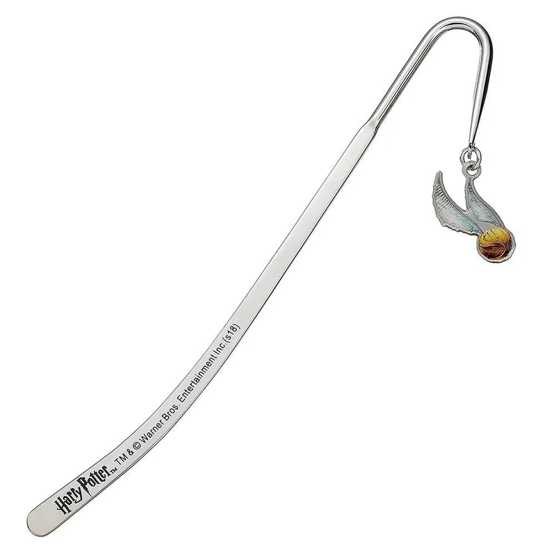 Harry Potter Golden Snitch Bookmark in Silver Silver