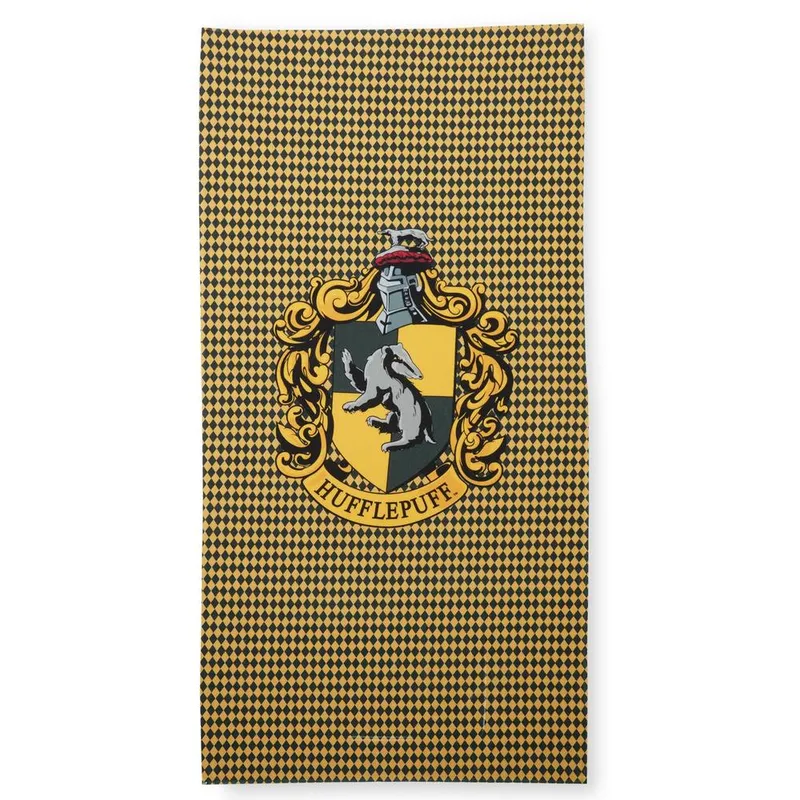 Harry Potter Hufflepuff Beach Towel in Yellow Yellow