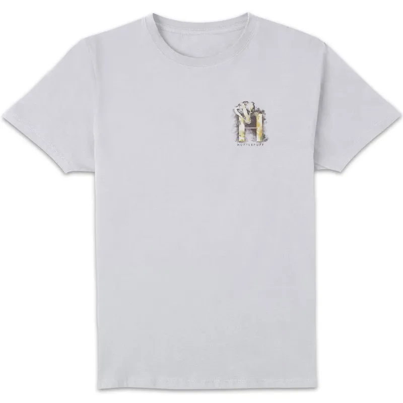 Harry Potter Hufflepuff Unisex T-Shirt - White Size: Small White S