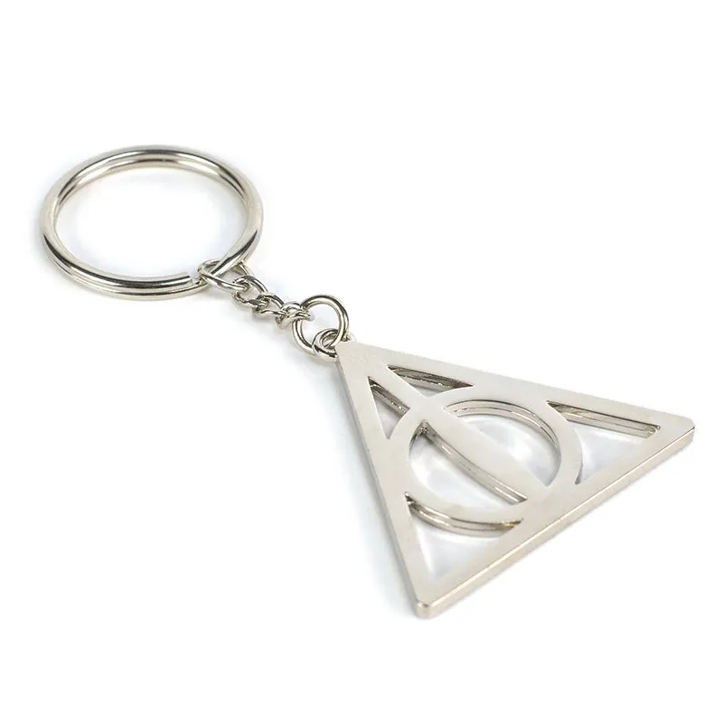 Harry Potter Keyring Metal - (Deathly Hallows) Multicolor