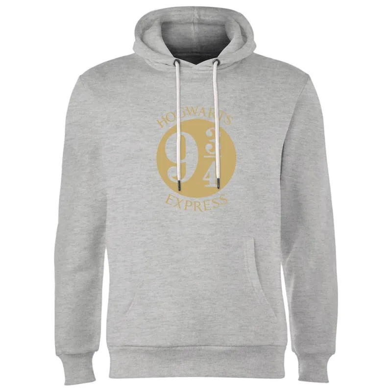 Harry Potter Platform Hoodie - Grey Size: XL Grey XL