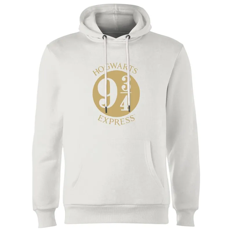 Harry Potter Platform Hoodie - White Size: 2XL White 2XL