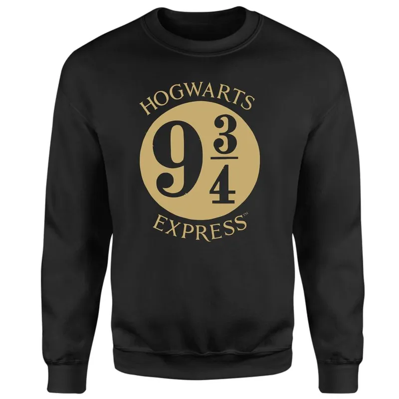 Harry Potter Platform Sweatshirt - Black Size: Large Black L
