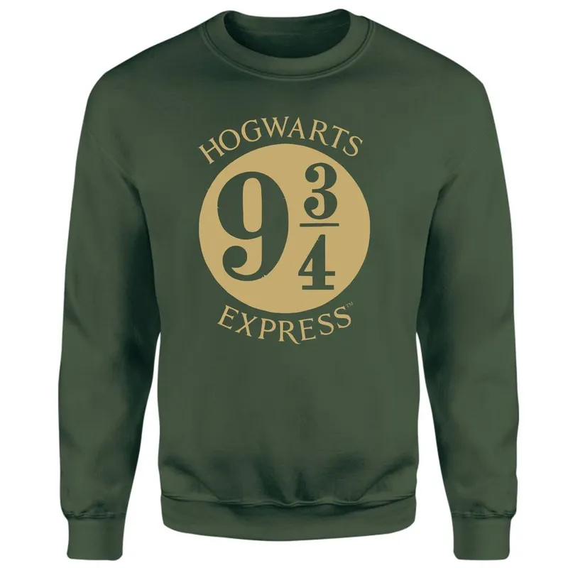 Harry Potter Platform Sweatshirt - Green Size: XL Green XL