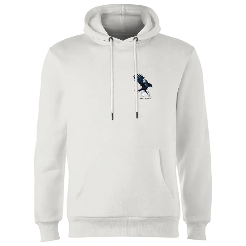Harry Potter Ravenclaw Hoodie - White Size: Large White L