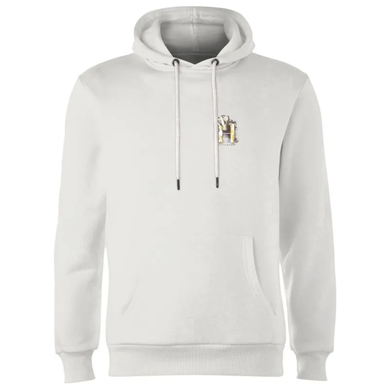 Harry Potter Unisex Hufflepuff Hoodie in White Size: XL White female