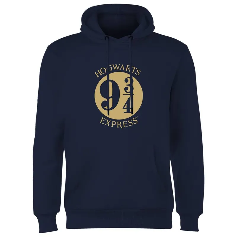 Harry Potter Platform Hoodie - Navy Size: XL Navy XL