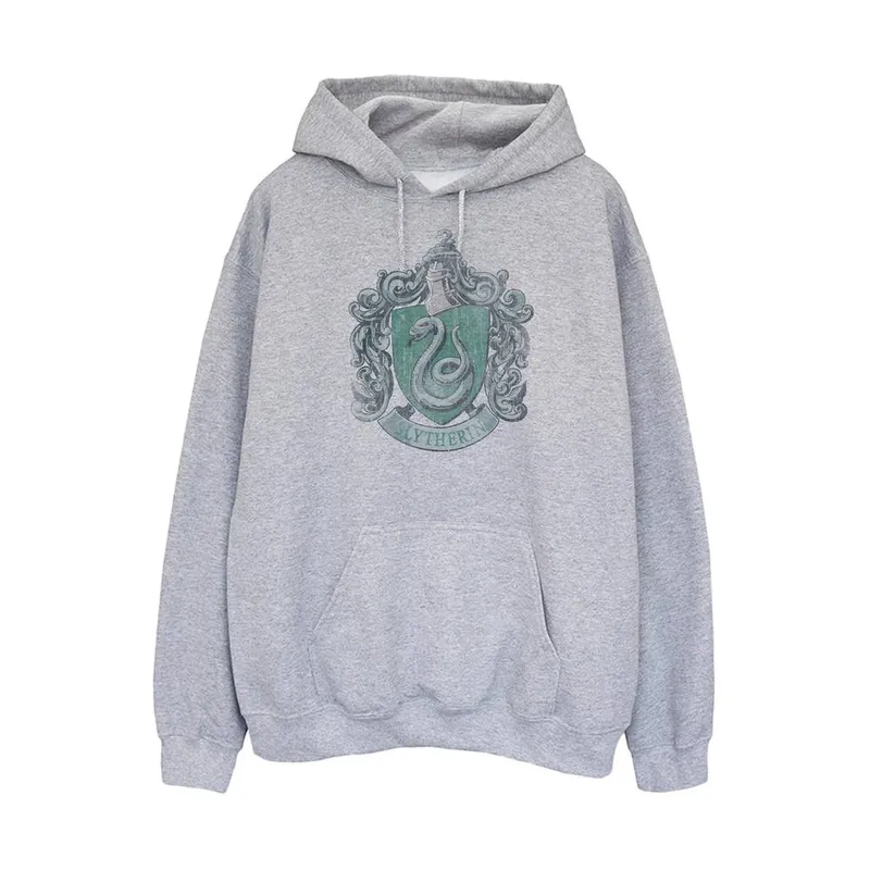 Harry Potter Women's Slytherin Heather Hoodie in Grey Size: Small Grey S