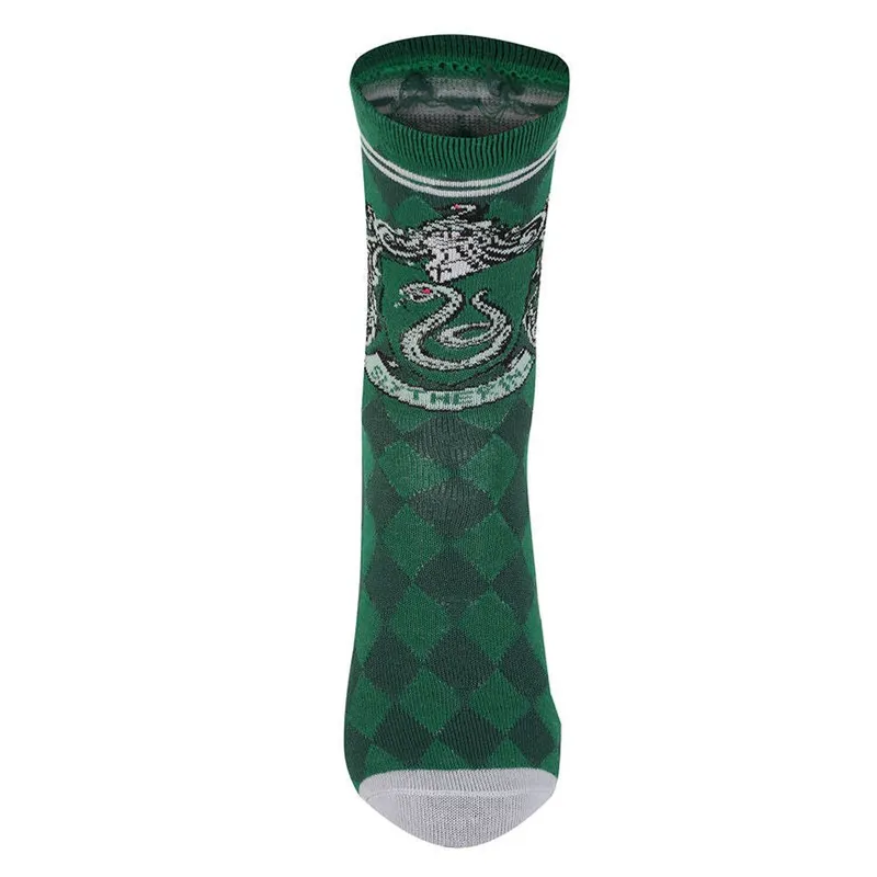 Harry Potter Women's Slytherin Socks in Green Size: Large/XL Green L/XL