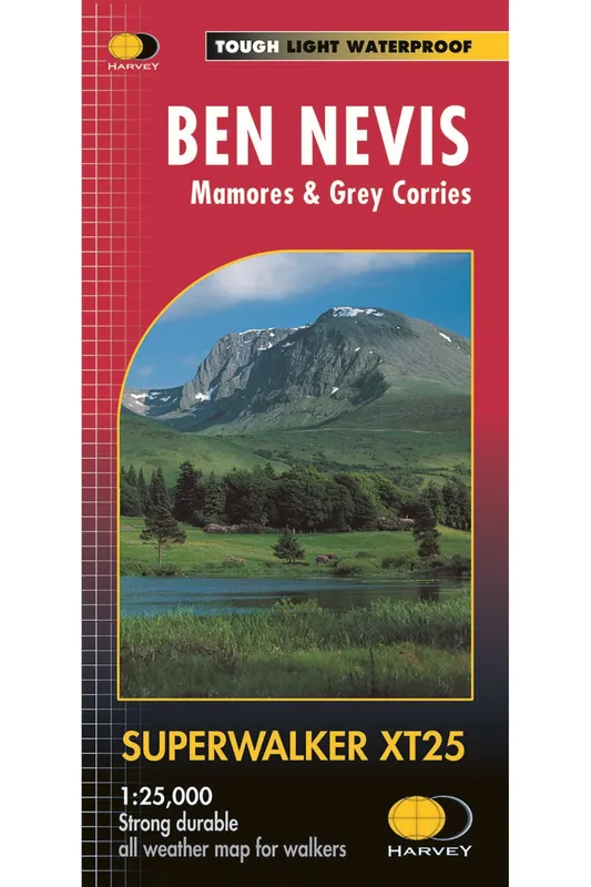 Harvey Maps Ben Nevis Superwalker Map