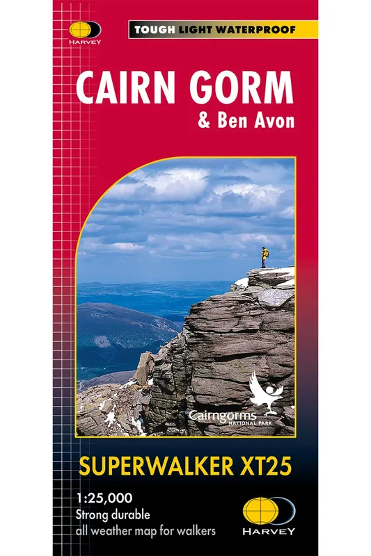 Harvey Maps Cairn Gorm & Ben Avon Superwalker Map