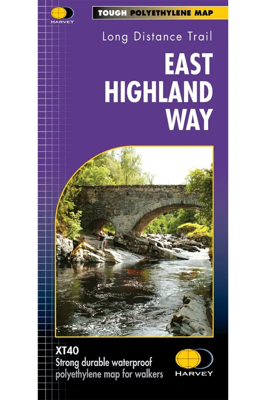 Harvey Maps East Highland Way Trail Map
