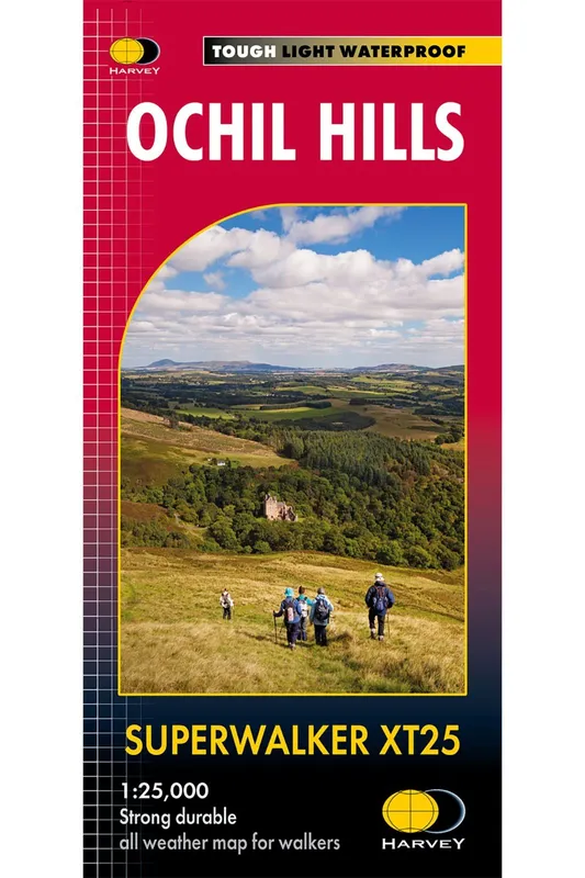 Harvey Maps Ochil Hills Superwalker Map