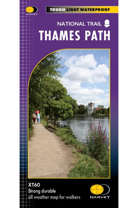 Harvey Maps Thames Path Trail Map