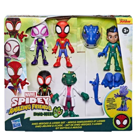 Hasbro Marvel Spidey & His Amazing Friends Dino-Webs Figures