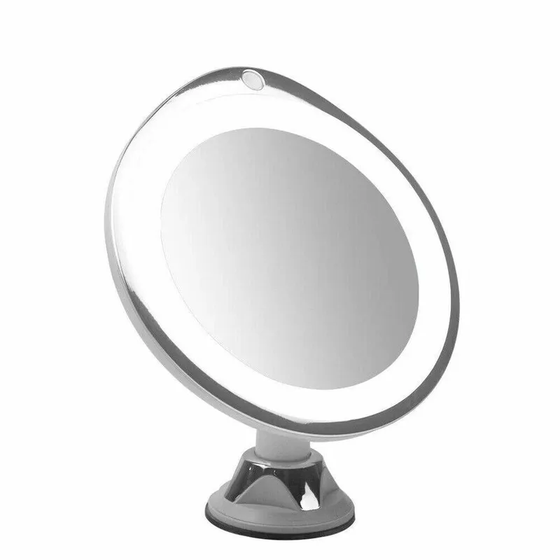 Havendro 10X Magnifying Mirror LED Lights Make Up Shaving Cosmetic - Multicolor