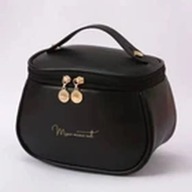 Havendro Unisex Black Toiletry Cosmetic Storage Travel Make-Up Cases Bag Black One Size female