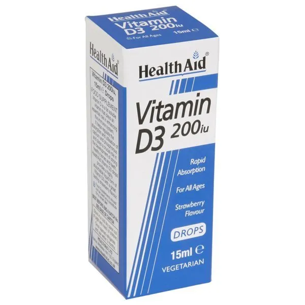 Health Aid Healthaid Vitamin D3 Drops 200iu