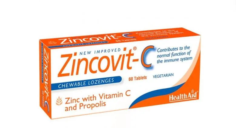Health Aid HealthAid Zincovit-C Chewable Lozenges 60s