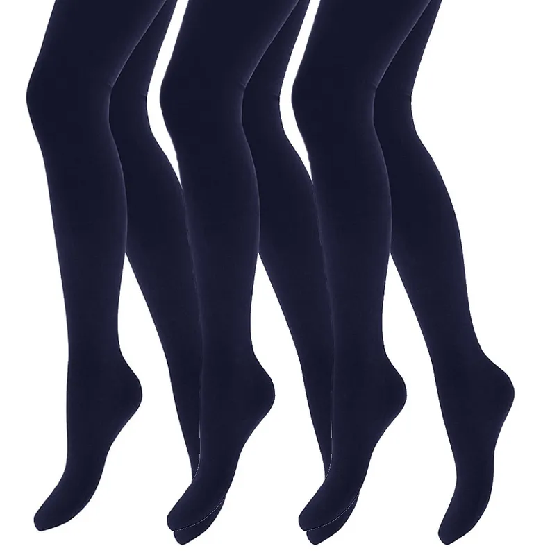 Heat Holders 3 Pair Multipack Girls Thermal Tights For Winter