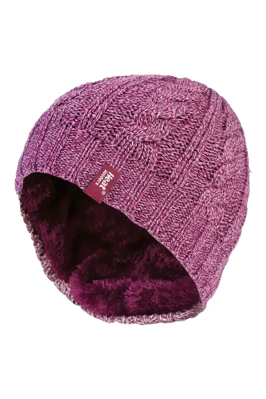 Heat Holders Womens Thermal Cable Knit Winter Hat - - Size: Onesize