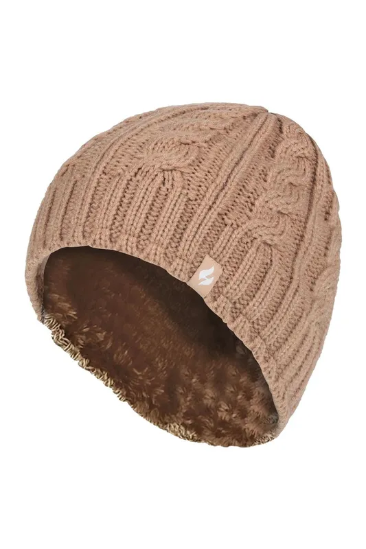 Heat Holders Womens Thermal Cable Knit Winter Hat - - Size: Onesize