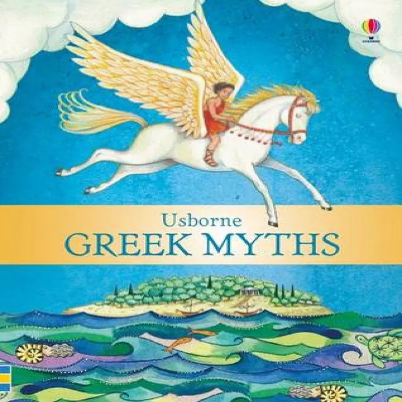 Heather Amery Usborne Greek Myths Hardback Book Multicolor