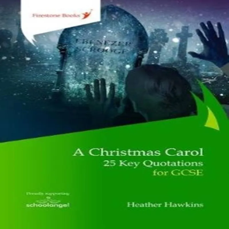 Heather Hawkins Christmas Carol: 25 Key Quotations for Gcse Paperback Book Multicolor