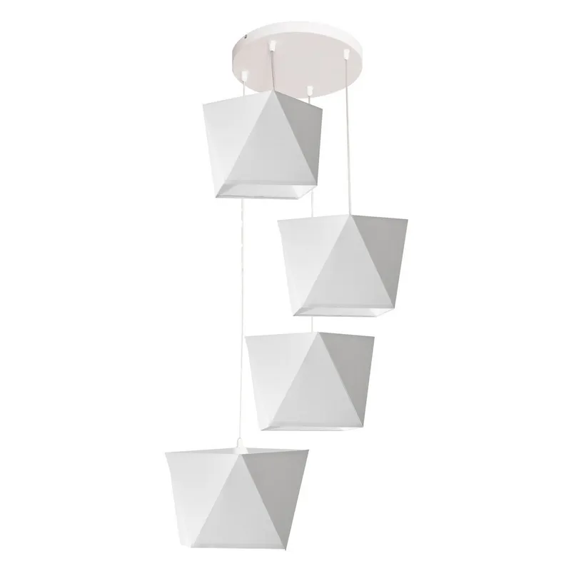 Netlighting Adamant Cluster Pendant Ceiling Light White 50cm White