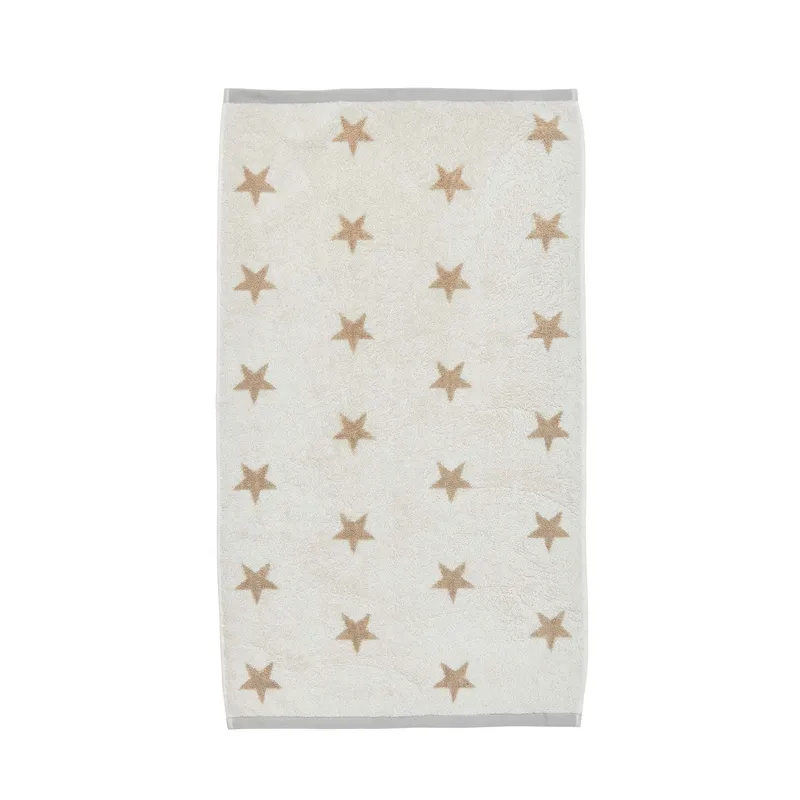 Helena Springfield 'Star' Cotton Towel in Light Beige Light Beige