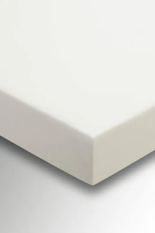 Helena Springfield 'Plain Dye' Polycotton Fitted Sheet Extra Deep in Ivory Size: Double Fitted - Ivory - Size: Double Fitted