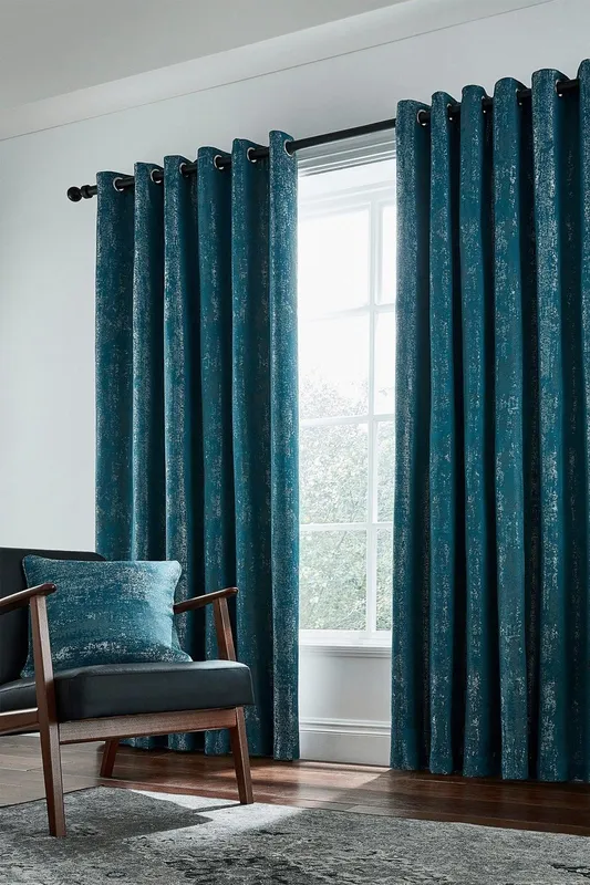Helena Springfield Roma Lined Curtains 66" x 72", Emerald