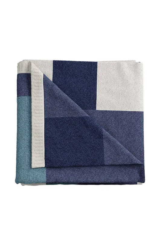 Helena Springfield 'Patchwork' Knit Throw in Blue Blue