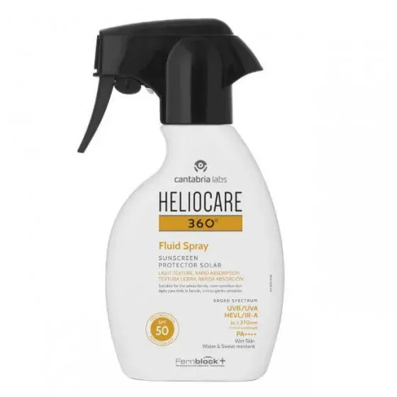 Heliocare 360º Fluid Spray SPF50 Body Sunscreen 250mL SPF50