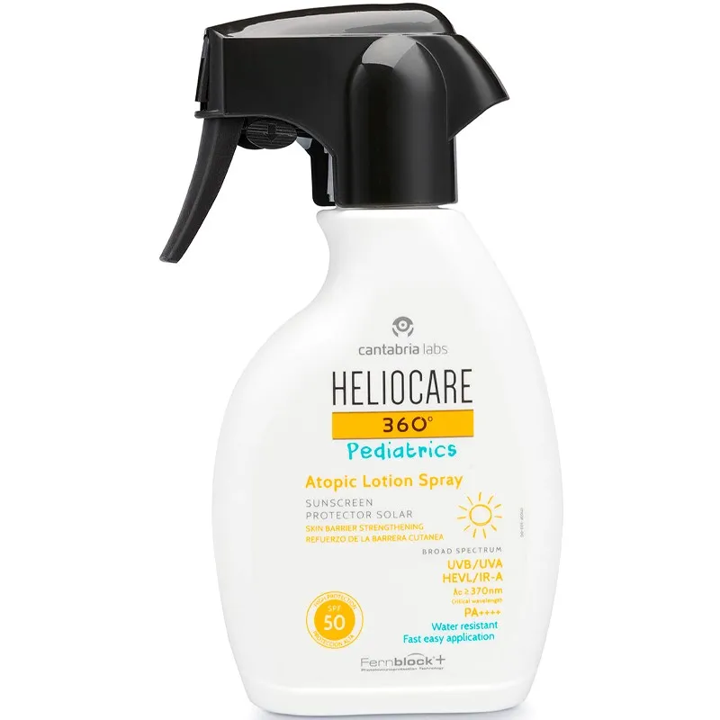 Heliocare 360º Pediatrics SPF50 Spray Lotion for Atopic Skin 250mL SPF50