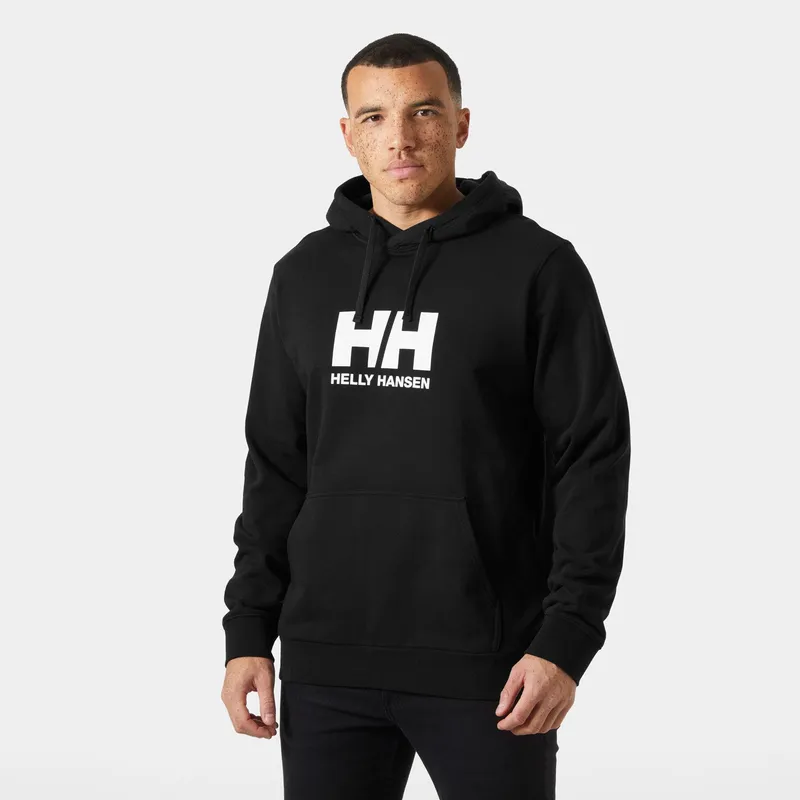 Helly Hansen Men's Logo Hoodie Black M - Black - Male