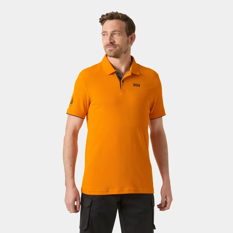 Helly Hansen Men's Ocean Polo 2.0 Orange XL - Ignite Orange - Male