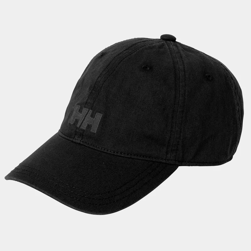 Helly Hansen Unisex Logo Cotton Cap Black Std - Black - Unisex