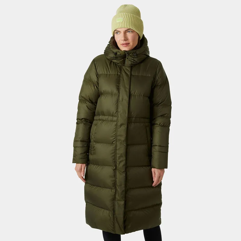 Women's long down coat Helly Hansen W Essence Vert L