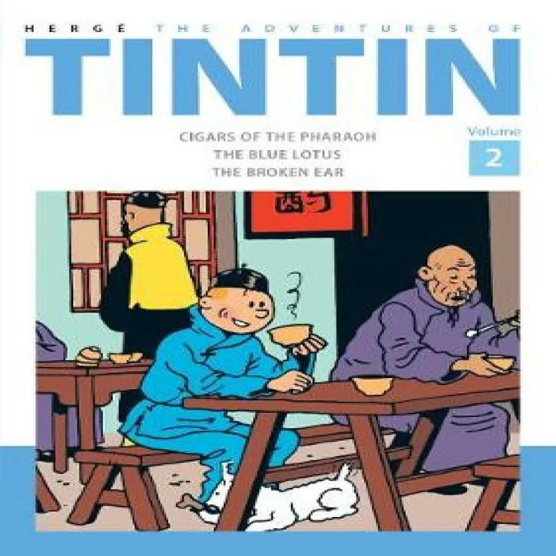 Herge Adventures of Tintin Volume 2 Hardback Book Multicolor
