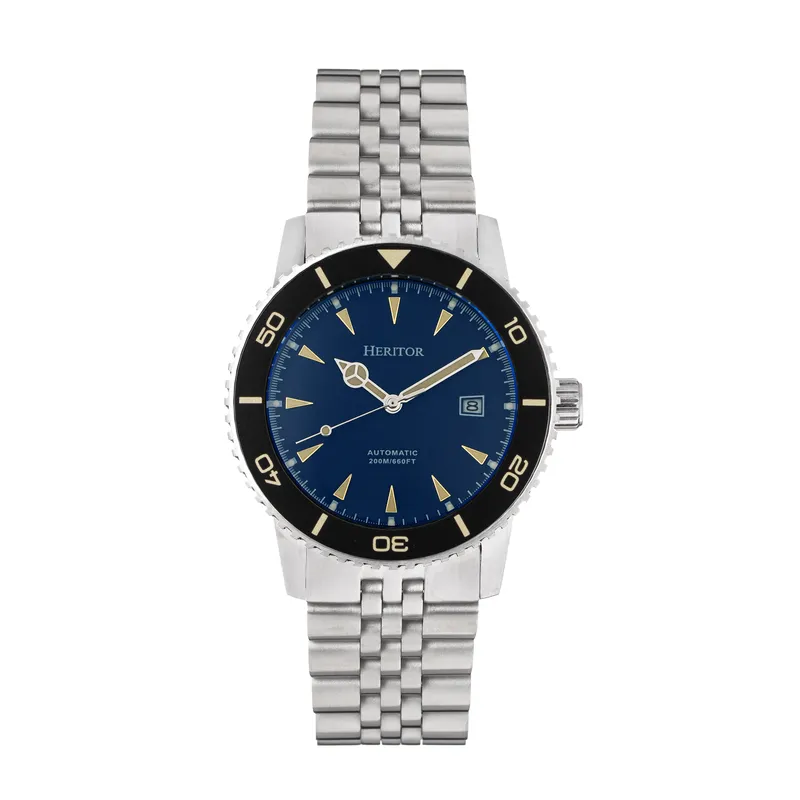 Heritor Automatic Men's Hurst Bracelet Watch in Navy Navy