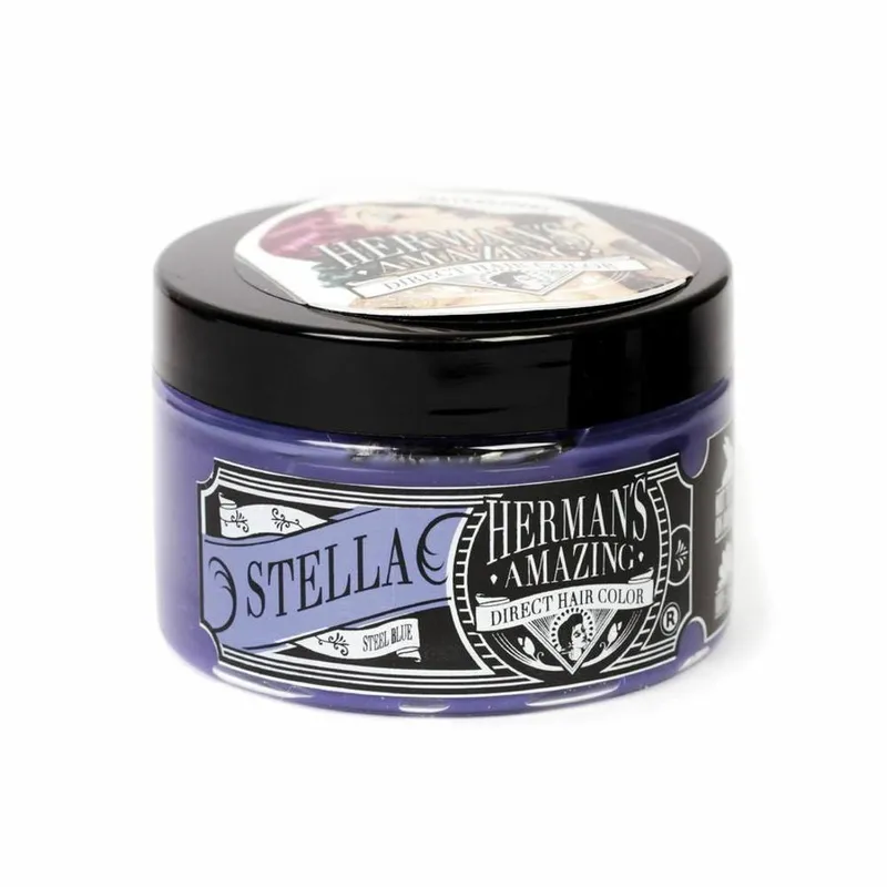 Hermans Amazing Direct Hair Colour 115ml - Stella Steel Blue Stella Steel Blue
