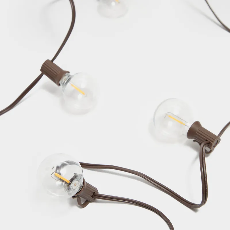 Hi-Gear 20 Solar Globe Lights Brown