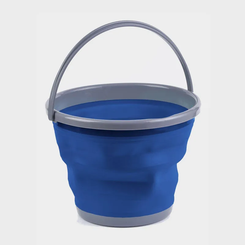 Hi-Gear Folding Bucket 10L Blue