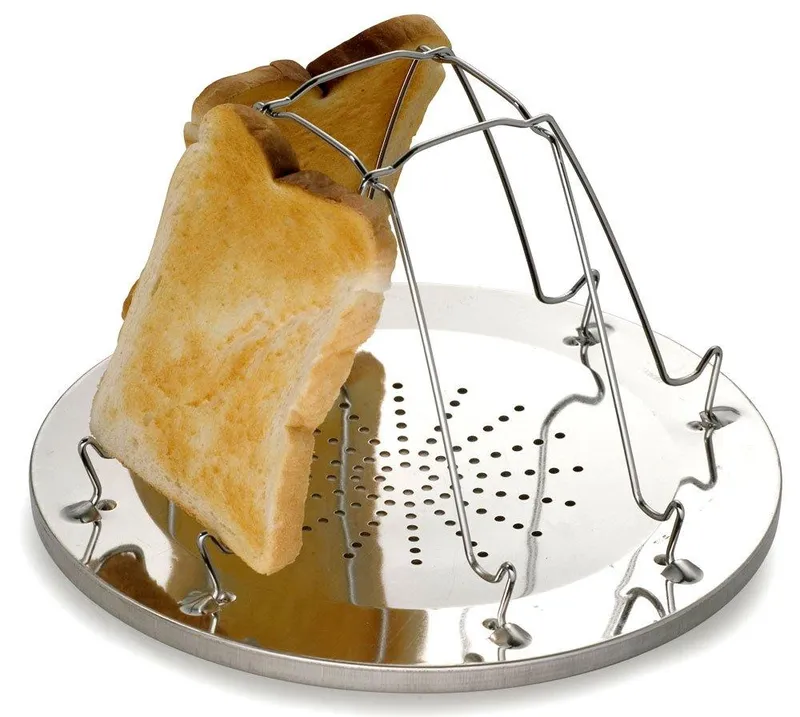 Hi-Gear Folding Toaster (4 slice) Silver