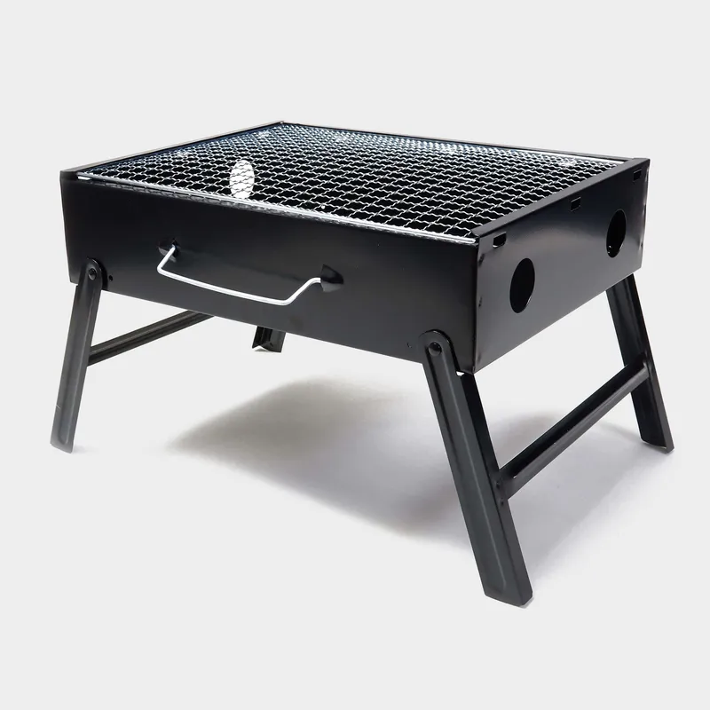 Hi-Gear Steel Portable Bbq, Black