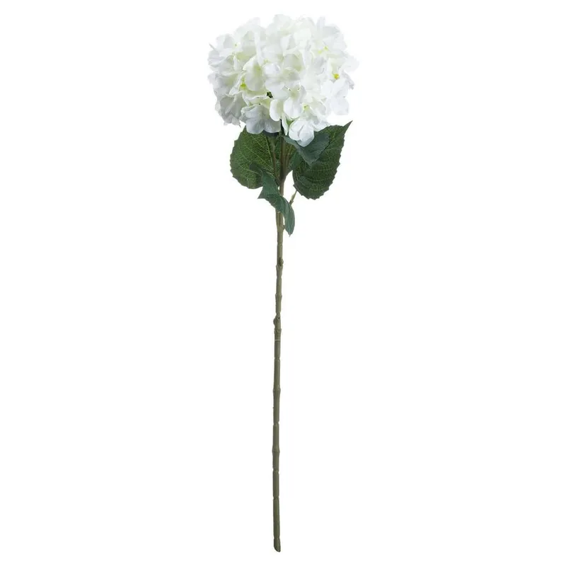 Hill Interiors Unisex Artificial Single Stem Hydrangea in White White female